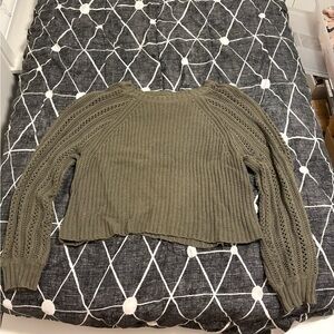 American Eagle Olive Green Women's Sweater